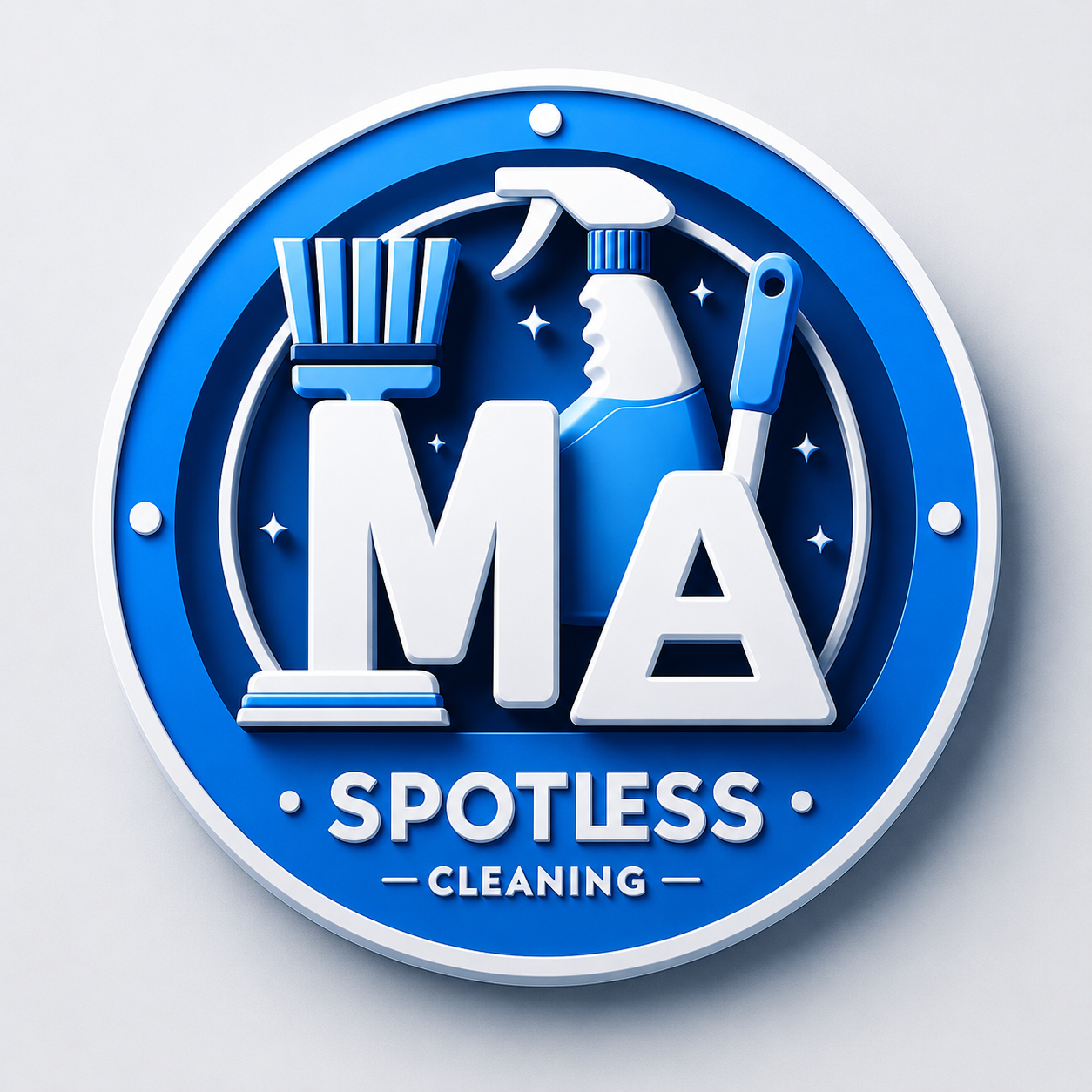 M&A Spotless Cleaning logo